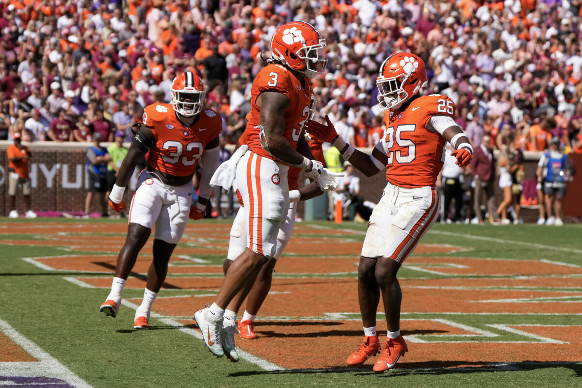Clemson’s most watched games of 2023