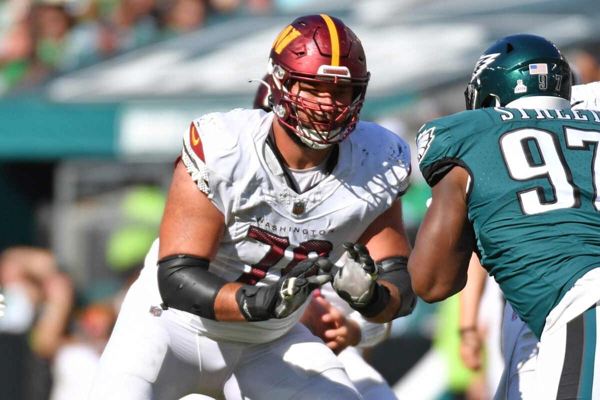 Commanders guard Sam Cosmi: ‘I wanted to run the ball more’