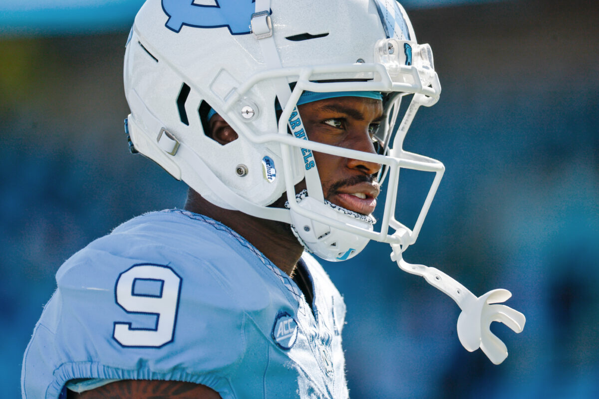 Former UNC football wide receiver Tez Walker lands in first round of mock draft