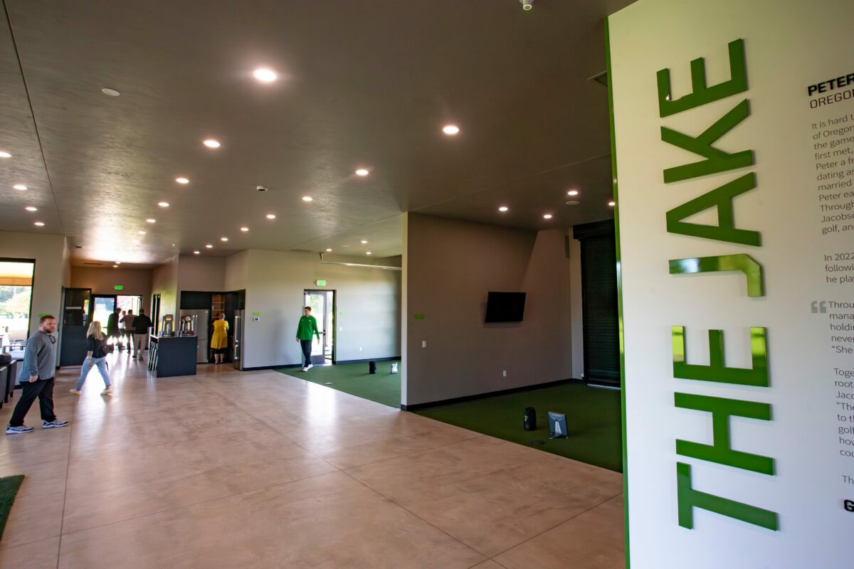 Check out photos of college golf practice facilities around the country
