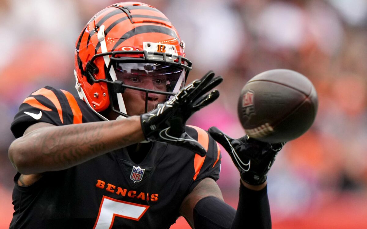 Bengals WR Tee Higgins listed as top-10 free agent