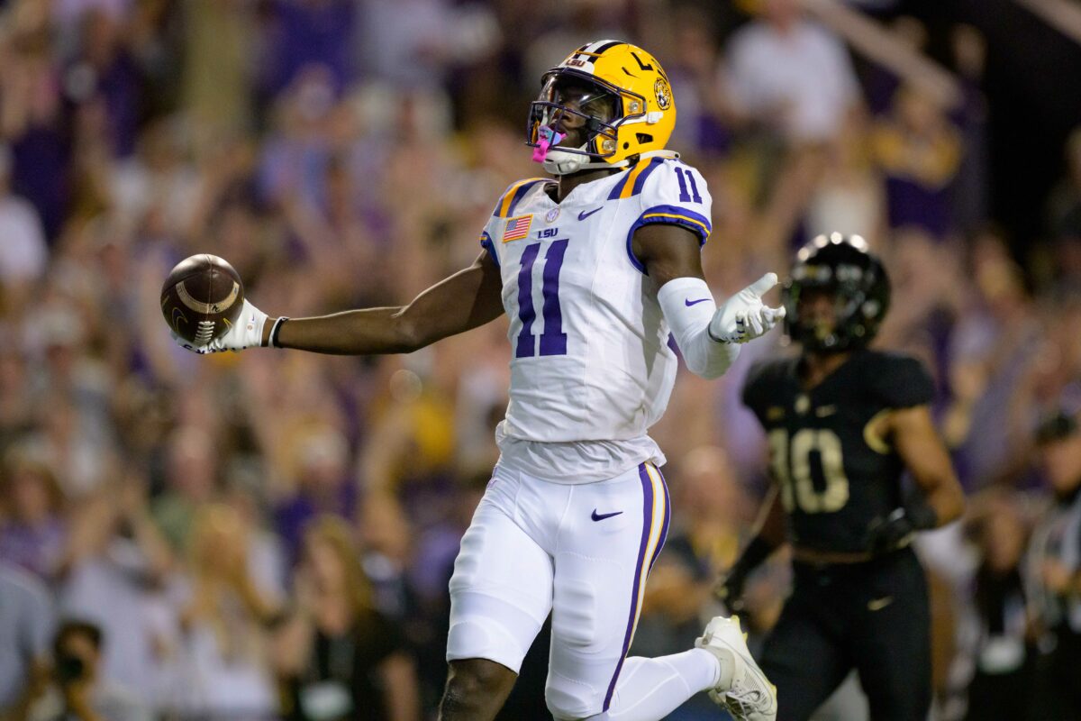 Jaguars’ potential 2024 draft targets: LSU WR Brian Thomas Jr.