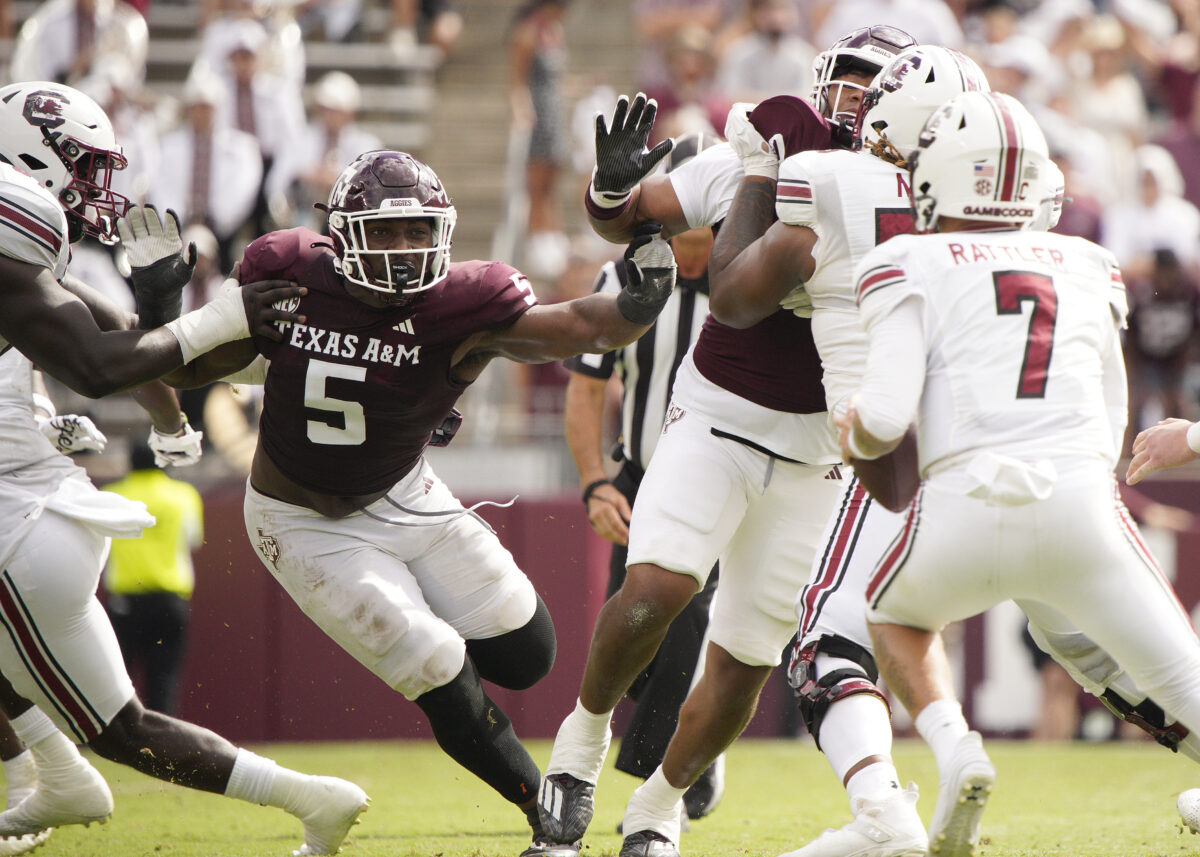 Report: Texas A&M DL Shemar Turner forgoes 2024 NFL Draft, returning for senior year at Kyle Field
