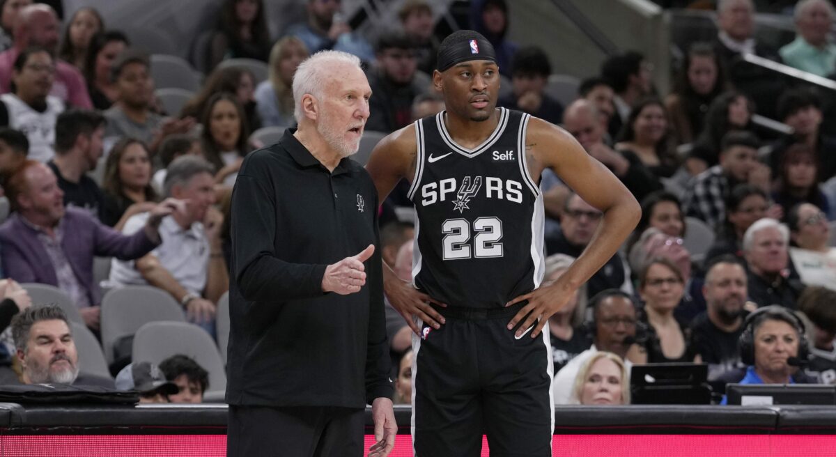Gregg Popovich discusses Malaki Branham’s point guard growth for Spurs