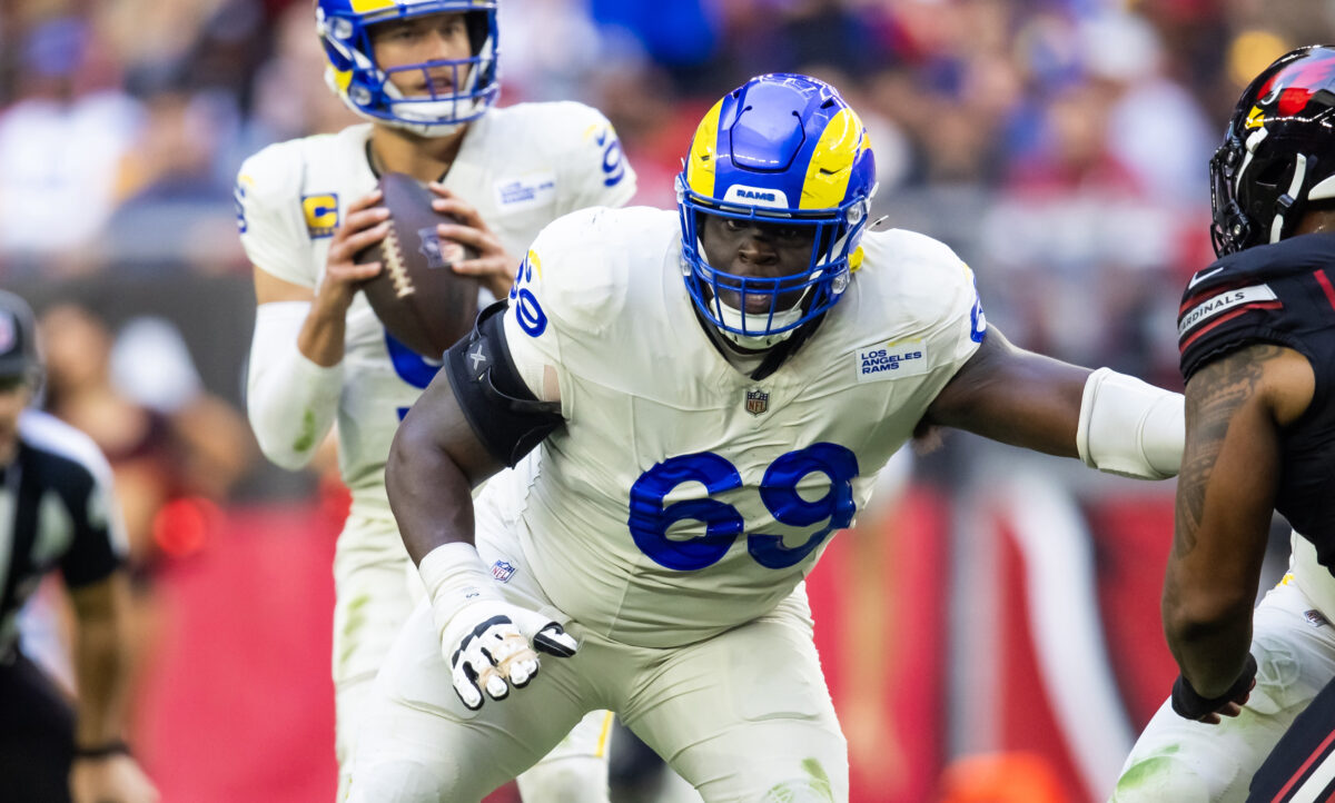 PFF names Kevin Dotson as a free agent the Rams can’t afford to lose
