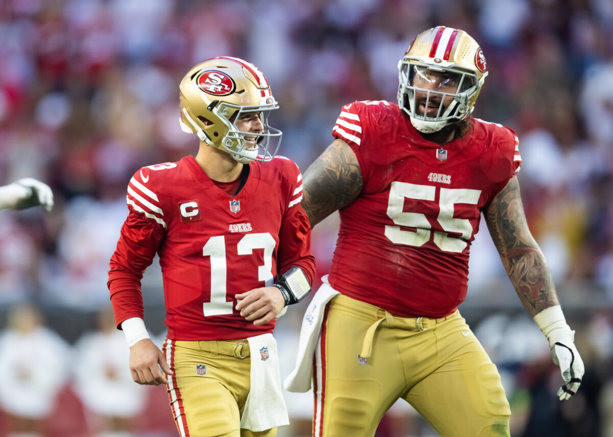 49ers starting RG spot uncertain heading into playoffs