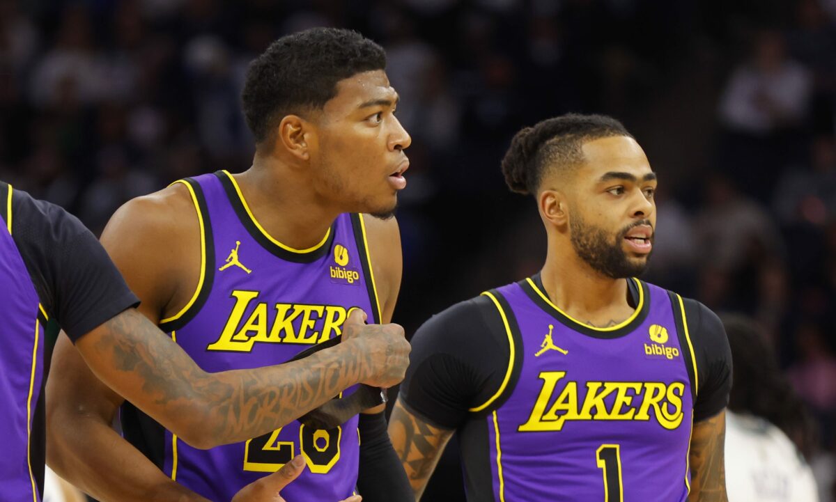 Rui Hachimura out, D’Angelo Russell doubtful for Lakers vs. Heat game