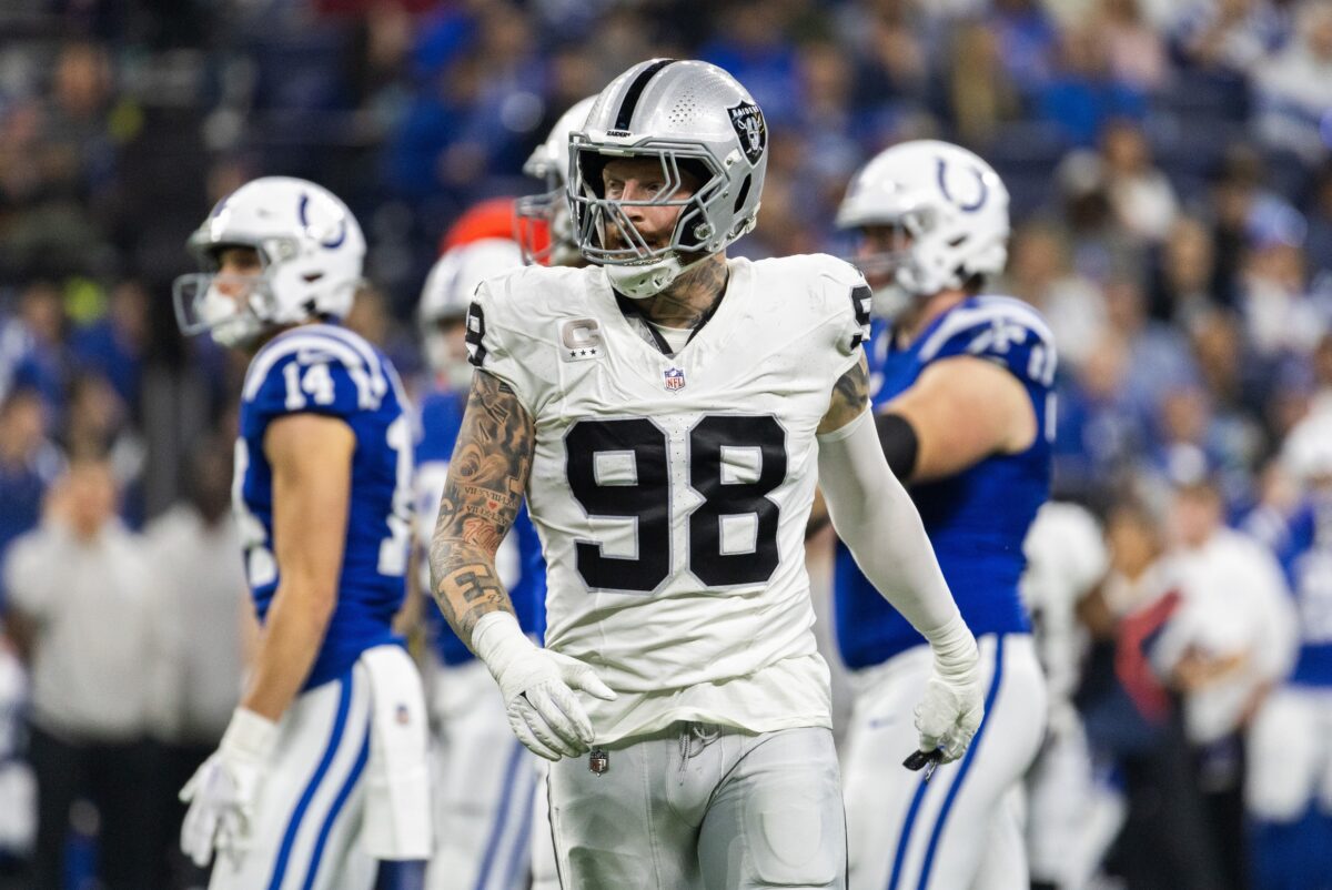 Raiders Week 17 snap counts vs Colts: Maxx Crosby plays every snap for 9th time this season