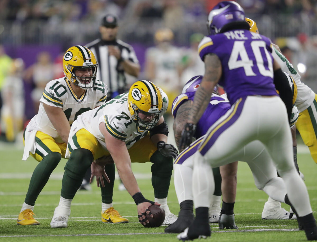 Packers success against the blitz starts pre-snap with Jordan Love and Josh Myers