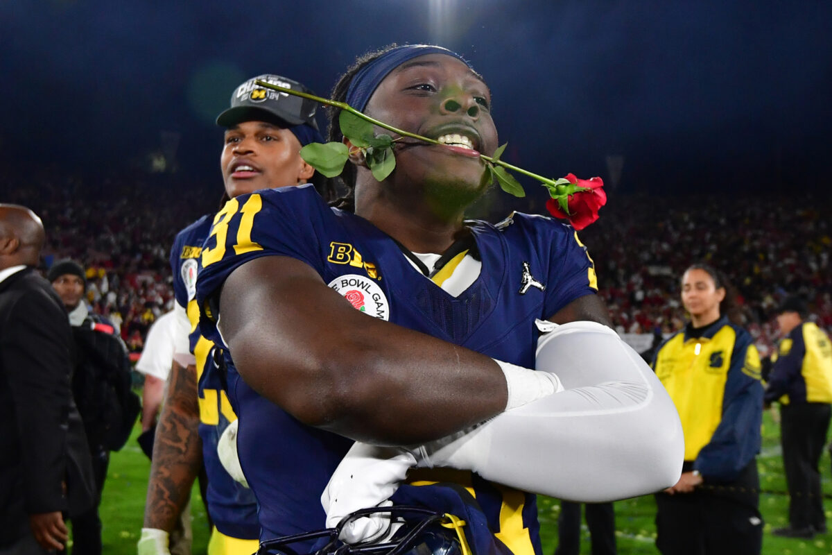 The best photos from Michigan’s Rose Bowl comeback
