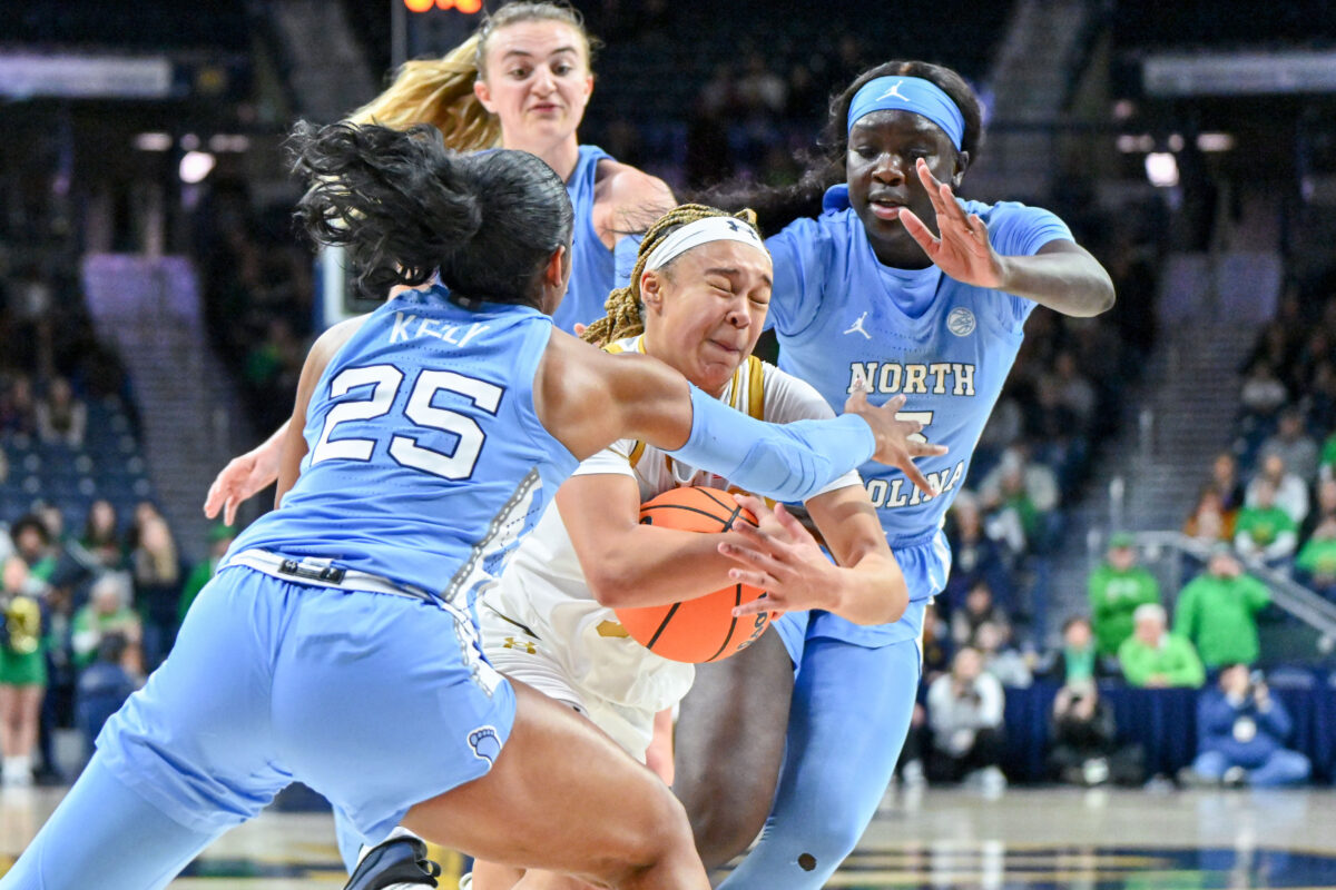 UNC stays hot, downs ACC power Notre on road in crucial WBB matchup