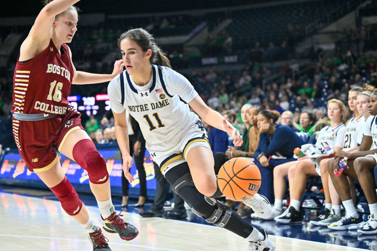 Photos of Notre Dame’s blowout win over Boston College