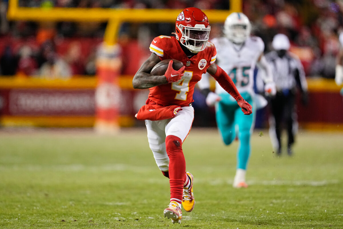 Chiefs WR Rashee Rice set two franchise postseason records in win vs. Dolphins