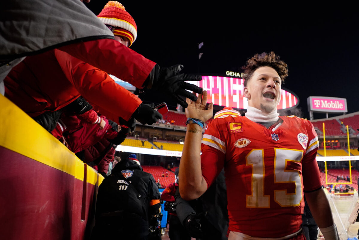WATCH: Postgame speeches from Andy Reid, Patrick Mahomes after win vs. Dolphins