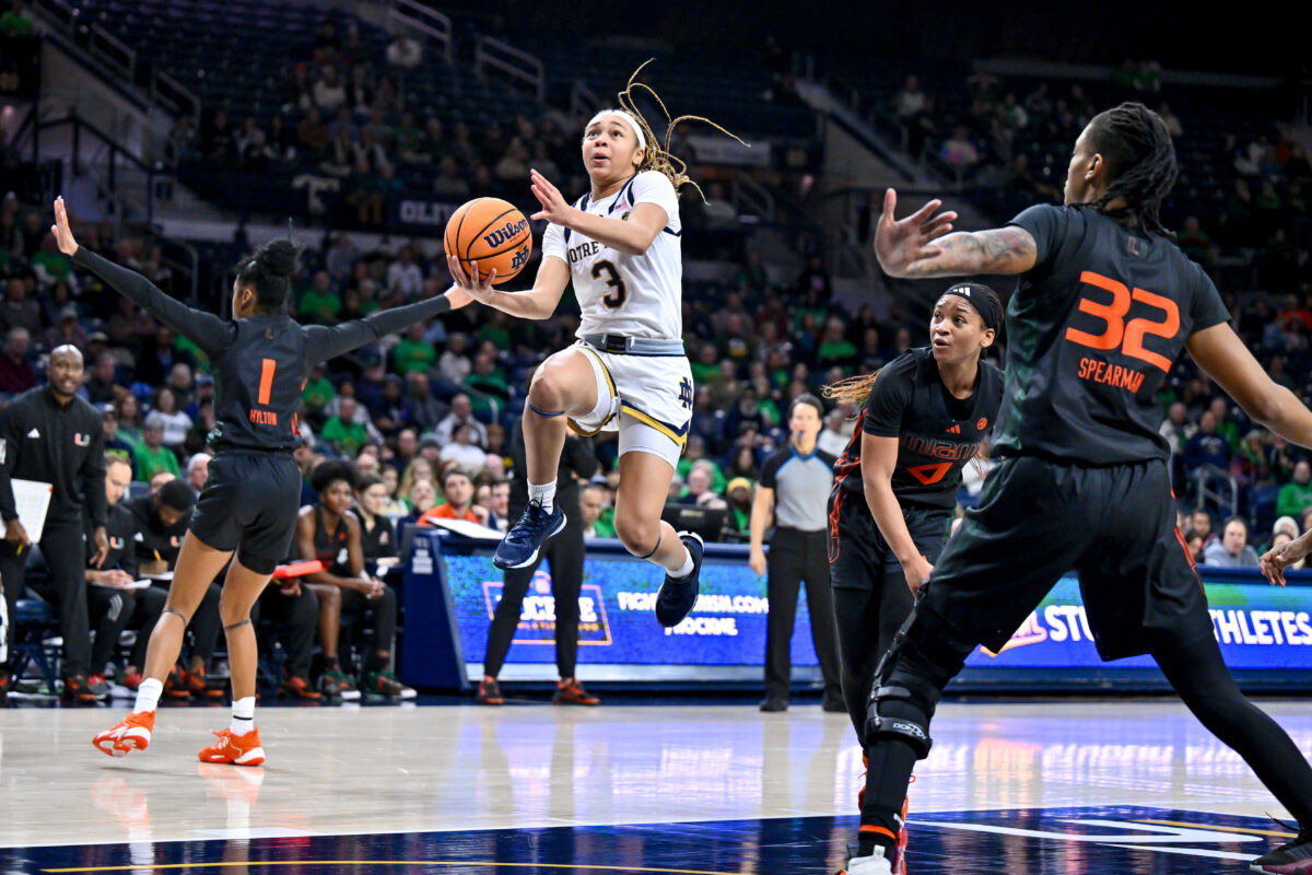 Notre Dame beats Miami for first consecutive wins in ACC play