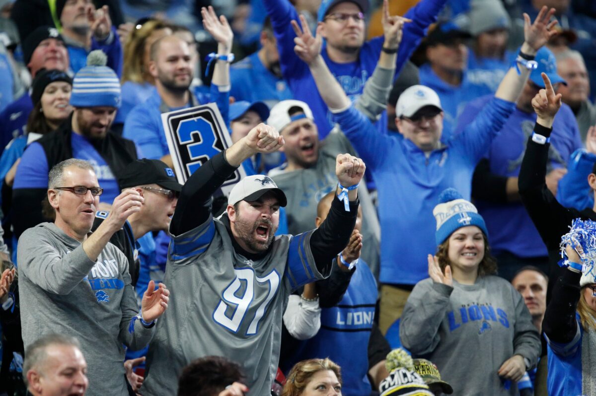 Lions beat the Rams for the franchise’s first playoff win since 1991
