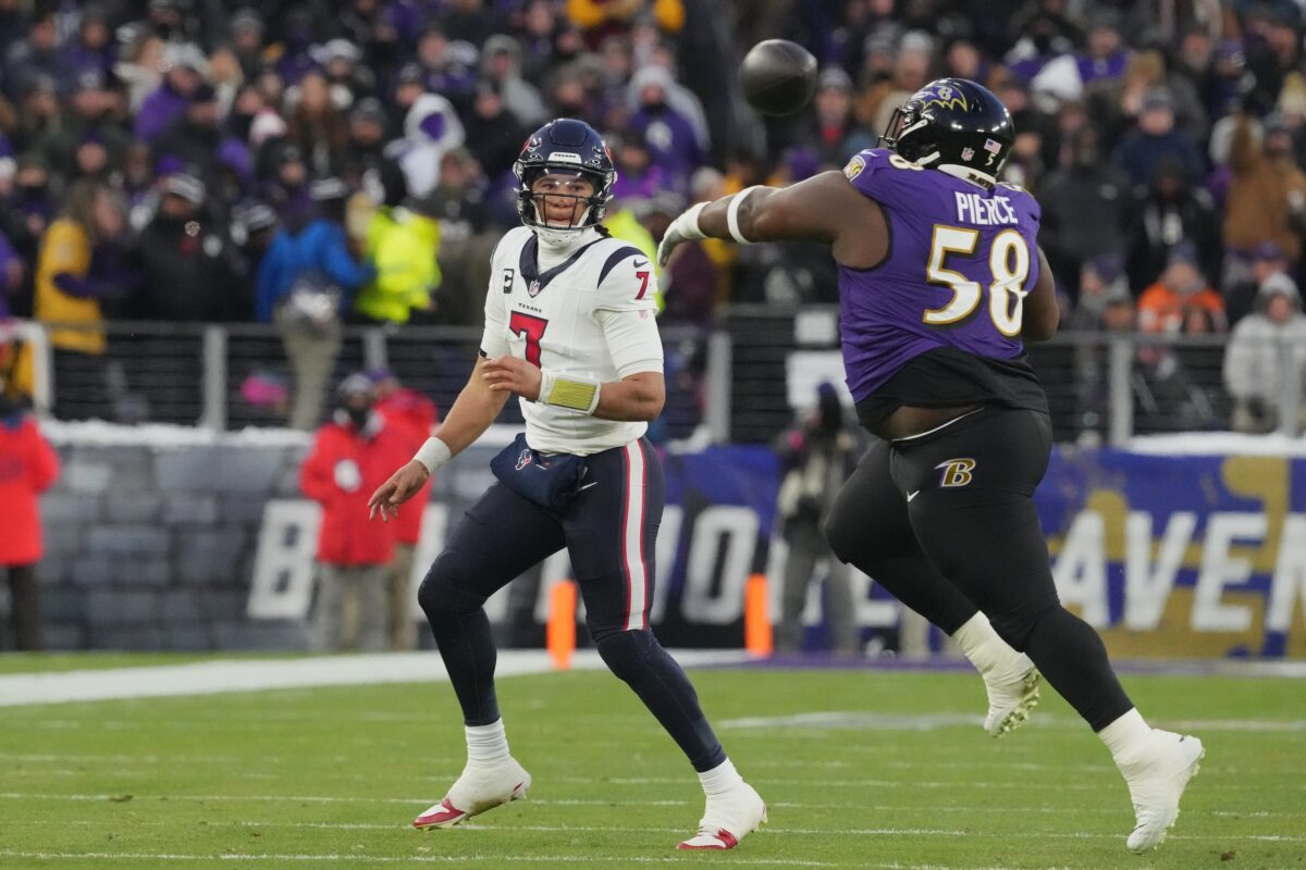 Ravens PFF grades: Best and worst performers from 34-10 win over Texans in divisional round
