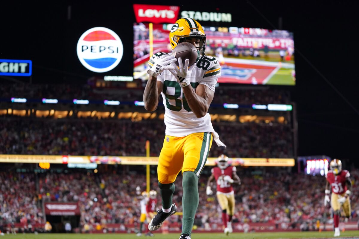 Former Rutgers Bo Melton scores TD for Packers in NFC Divisional game