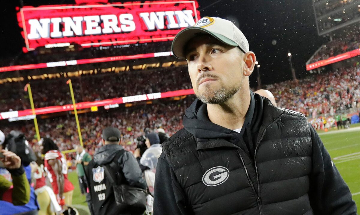 Matt LaFleur painfully described how the Packers let the 49ers break their hearts again