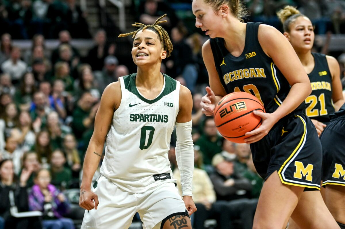 Michigan State women’s basketball handles Michigan at home