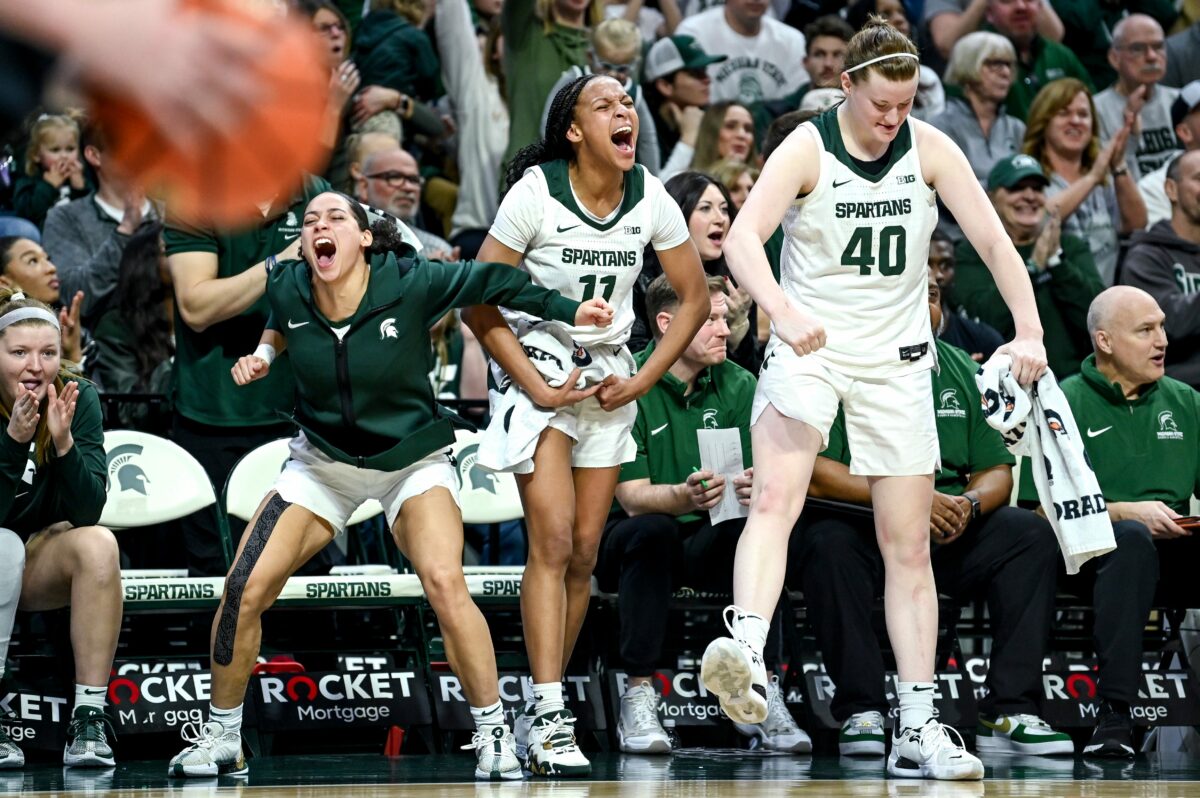 Gallery: Michigan State women’s basketball takes down Michigan in rivalry game