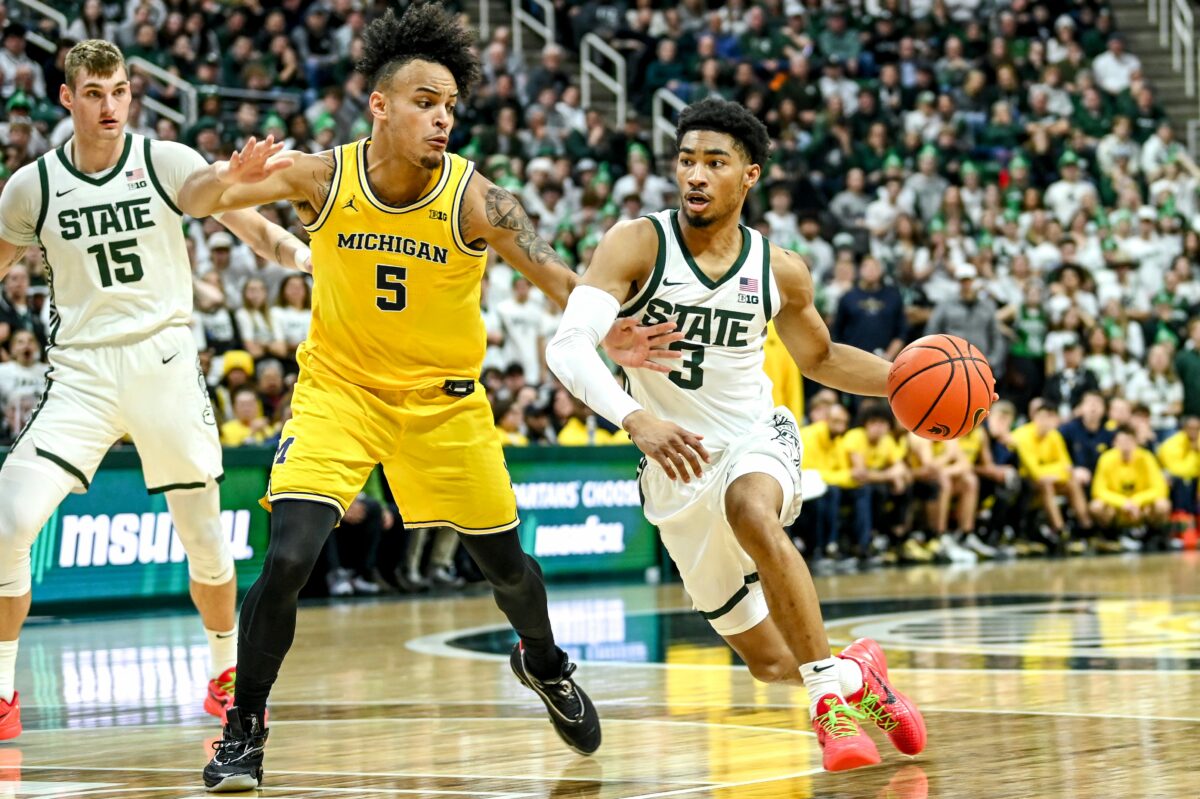 WATCH: Highlights from Michigan State basketball’s win over Michigan