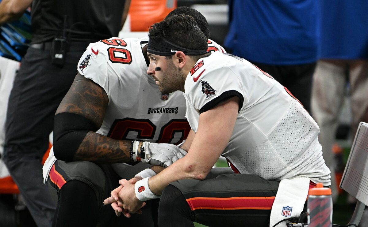 Baker Mayfield had the most heartbroken response to the Bucs’ playoff loss against the Lions