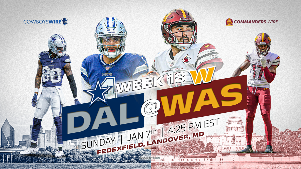 How to watch Commanders vs. Cowboys: Time, TV and streaming options for Week 18