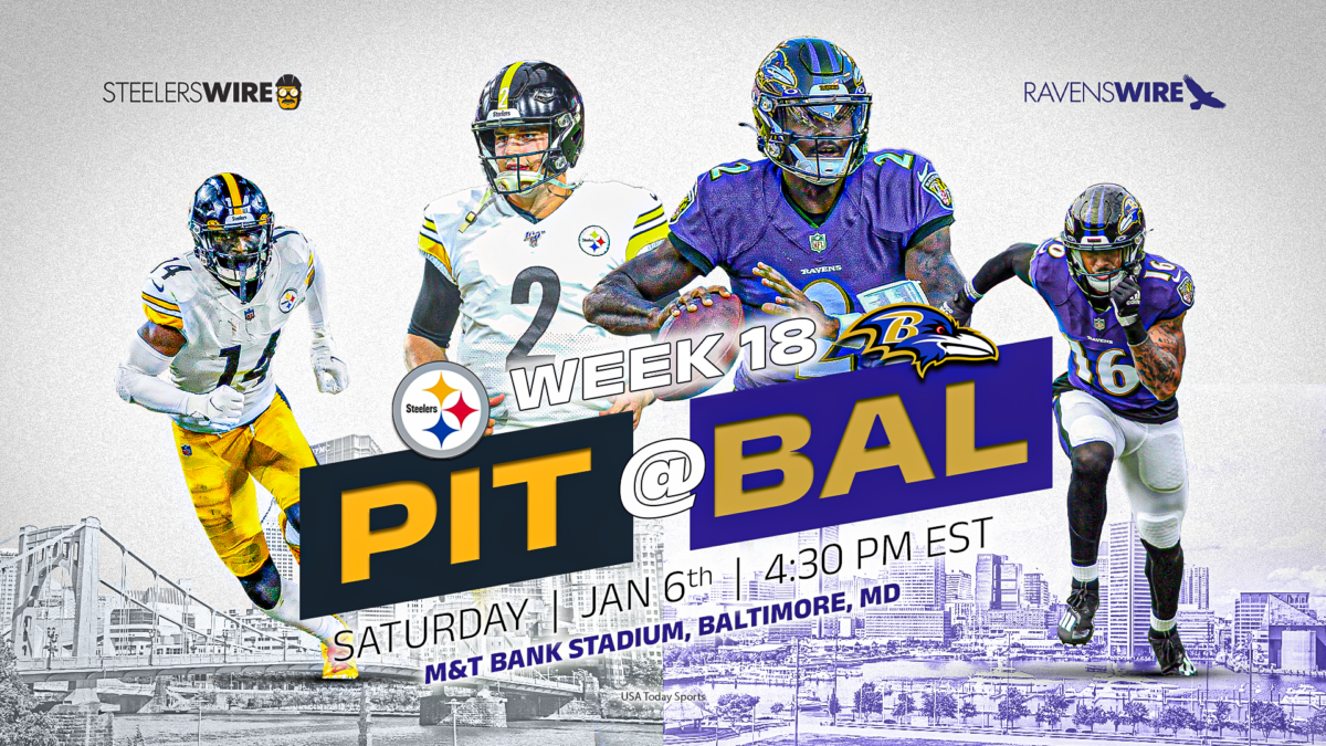 Steelers vs. Ravens: Pittsburgh’s inactives for Week 18