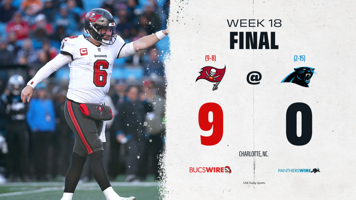 Bucs blank the Panthers 9-0 to win the NFC South