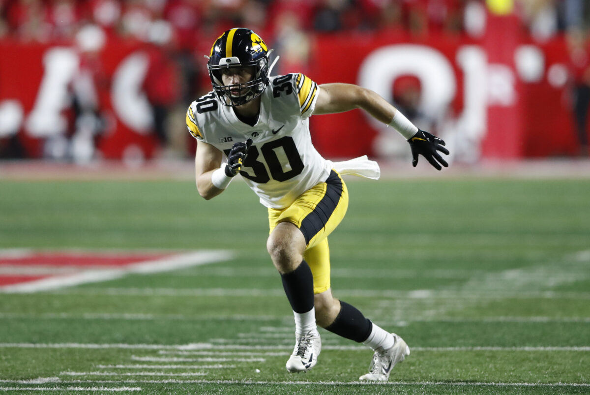 Brains and Brawn: Iowa Hawkeyes safety Quinn Schulte named an Academic All-American