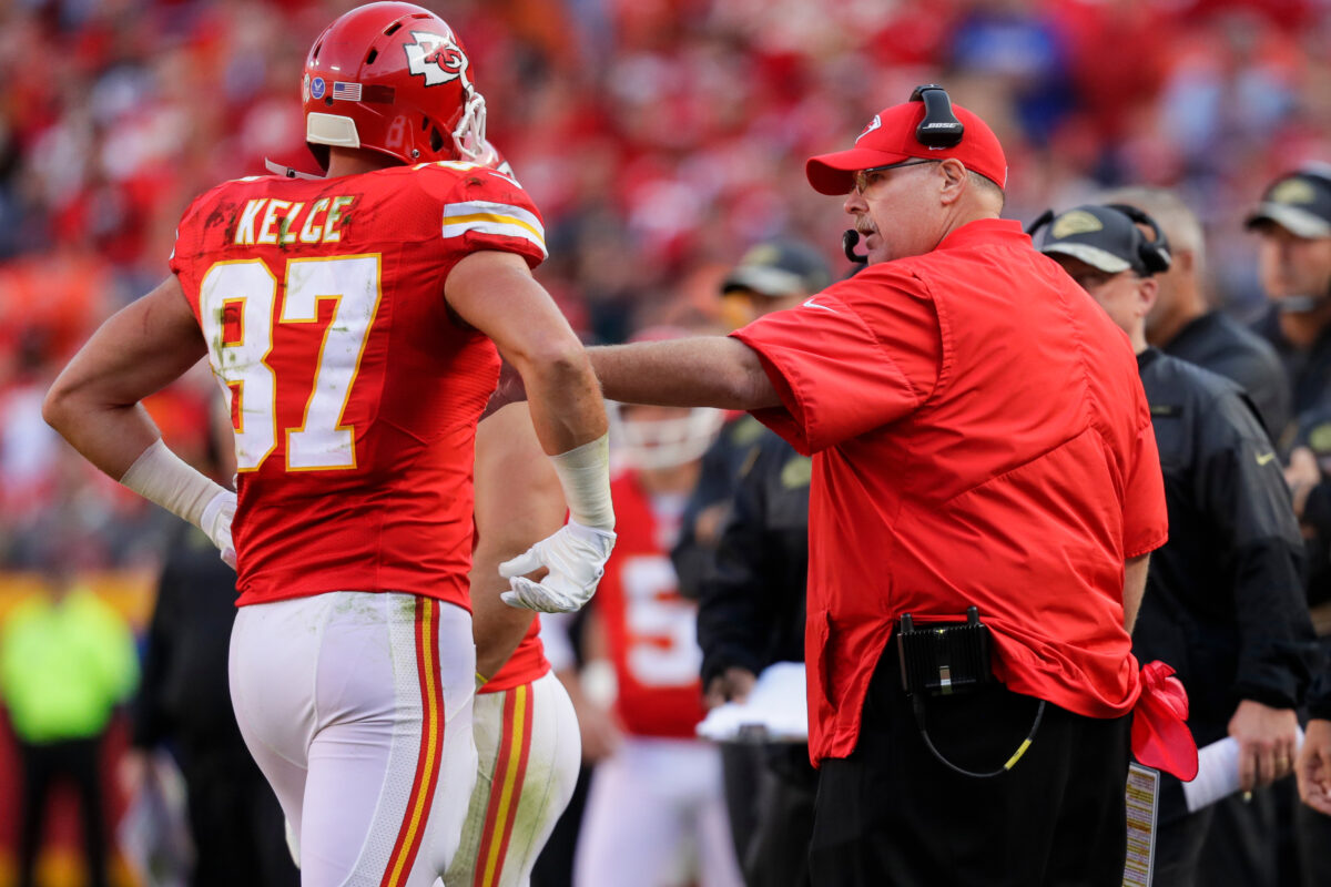 Twitter reacts to Andy Reid’s decision to bench TE Travis Kelce