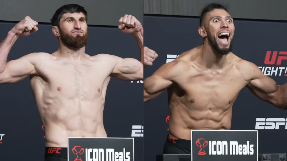 UFC Fight Night 234 video: Magomed Ankalaev, Johnny Walker make weight for rematch
