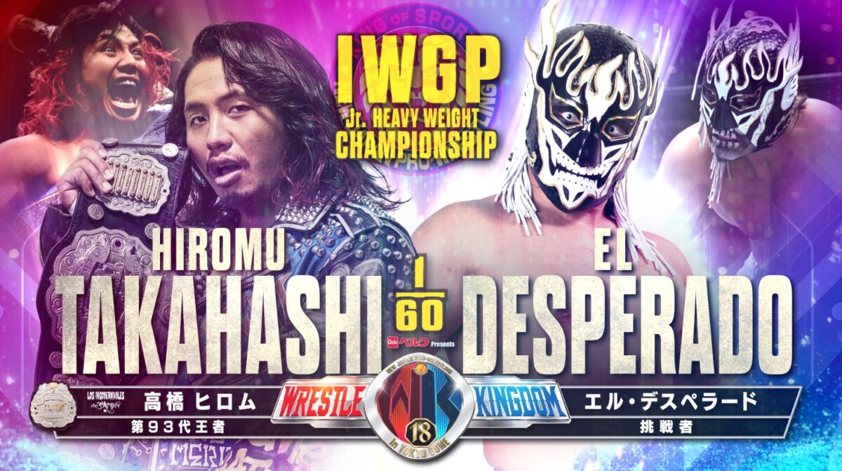 NJPW Wrestle Kingdom 18 results: El Desperado dethrones Hiromu Takahashi