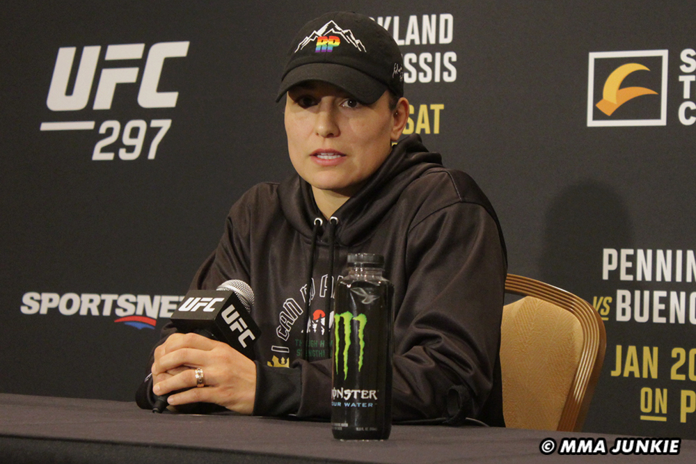 Raquel Pennington amused by Mayra Bueno Silva ahead of UFC 297: ‘I love the world she’s living in her own mind’