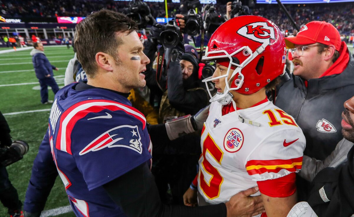 Tom Brady congratulated Patrick Mahomes and Travis Kelce for ‘one-upping’ him and Rob Gronkowski