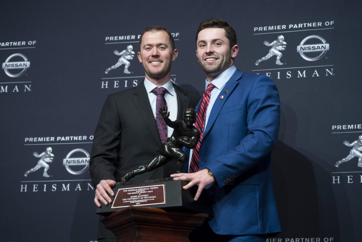 Lincoln Riley speaks with pride about Baker Mayfield on The Jim Rome Show