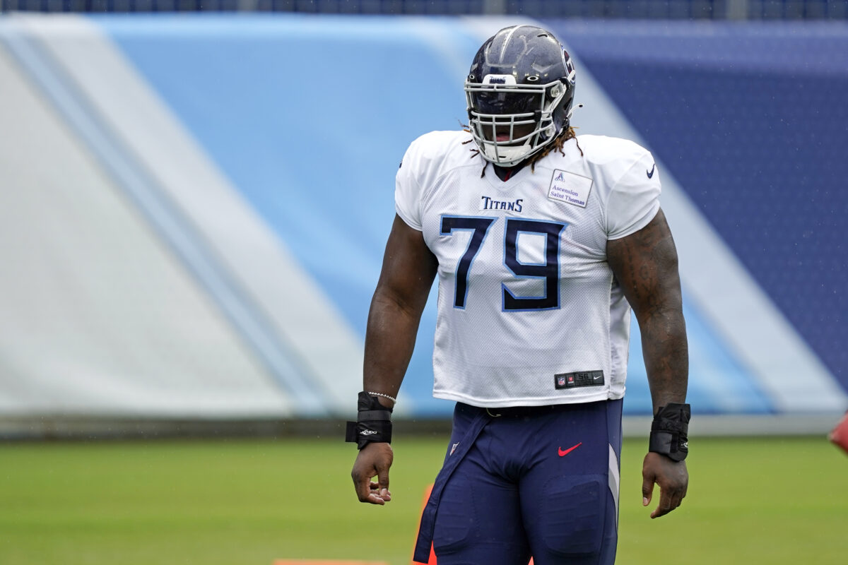Titans tied for most O-linemen drafted in Rounds 1-3 since 2019