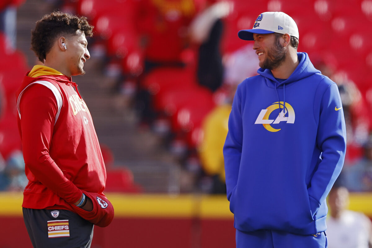 Patrick Mahomes mentions Matthew Stafford as a QB he loved watching growing up