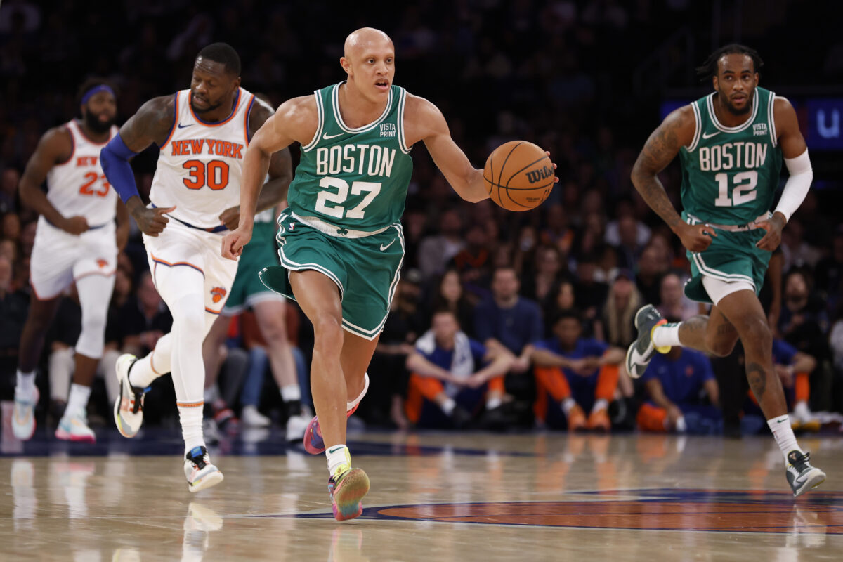 Celtics’ Jordan Walsh is getting praise from Kristaps Porzingis, Payton Pritchard