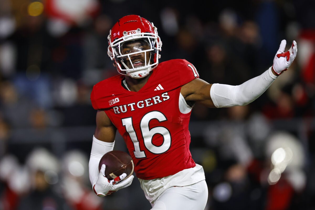 Check out these highlights of former Rutgers standout Max Melton impressing at the Senior Bowl