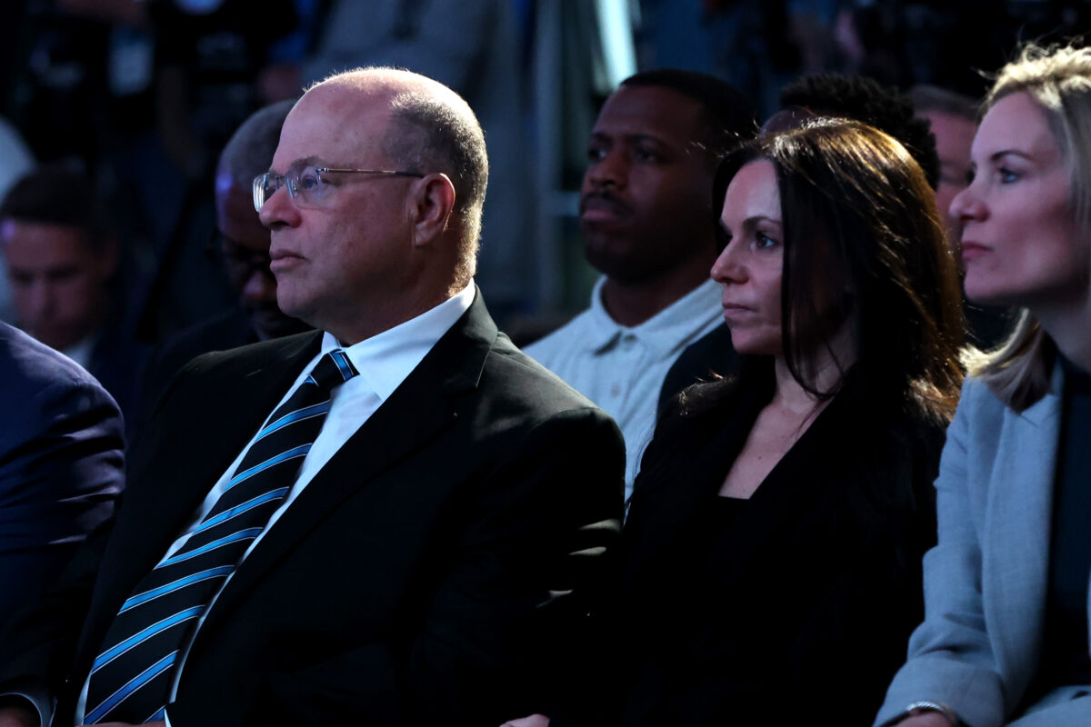 David Tepper doesn’t take questions at Thursday’s press conference: ‘I’m in the background now’