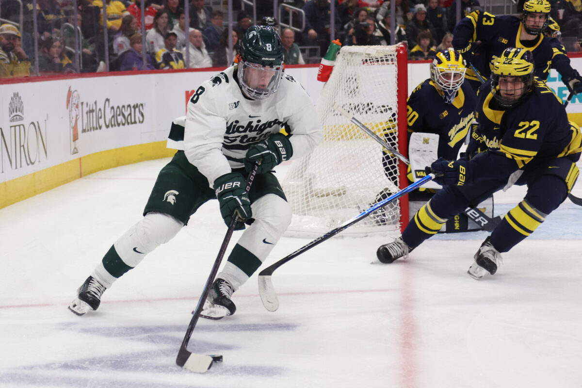 Gallery: Best photos from Michigan State hockey’s Duel in the D victory over Michigan