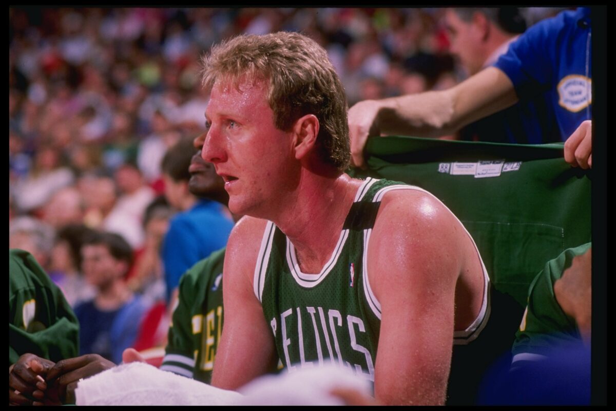 On this day: Bird goes for 32 points, Tatum 33 more, and IT for 33; Vaughn passes