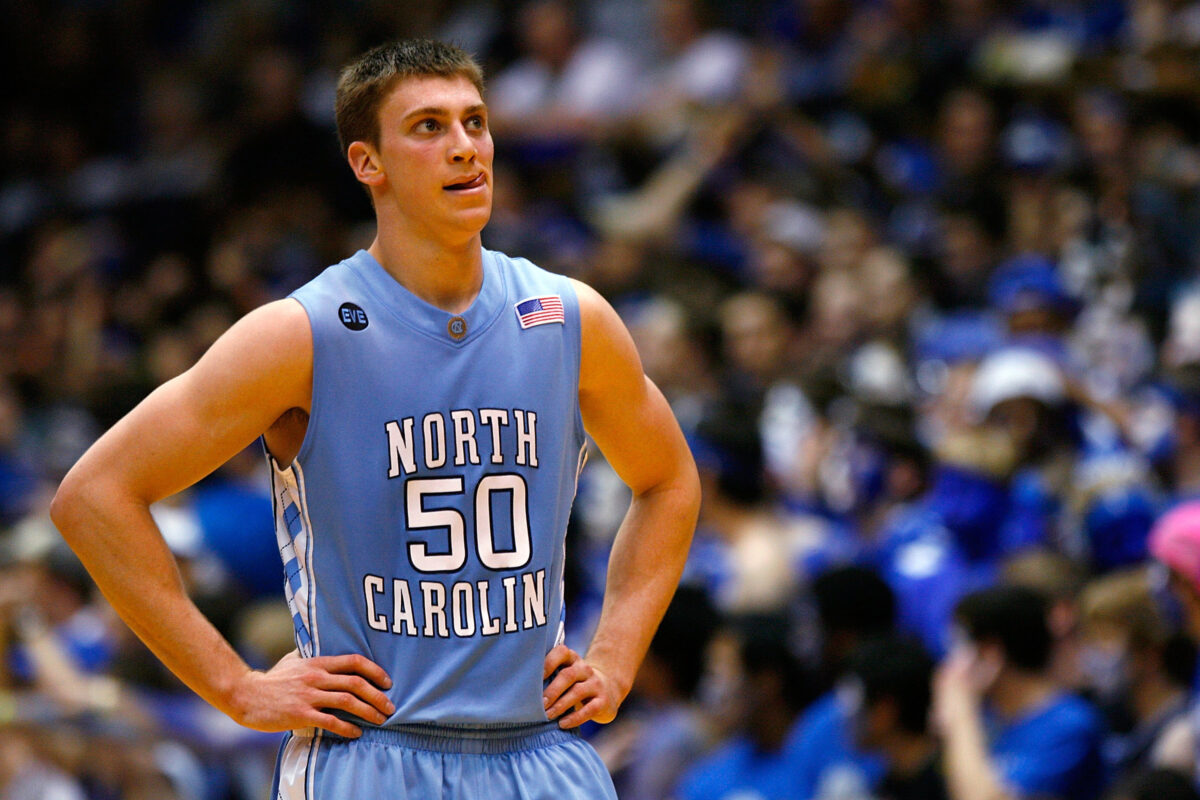 North Carolina honors Tyler Hansbrough during showdown with Duke