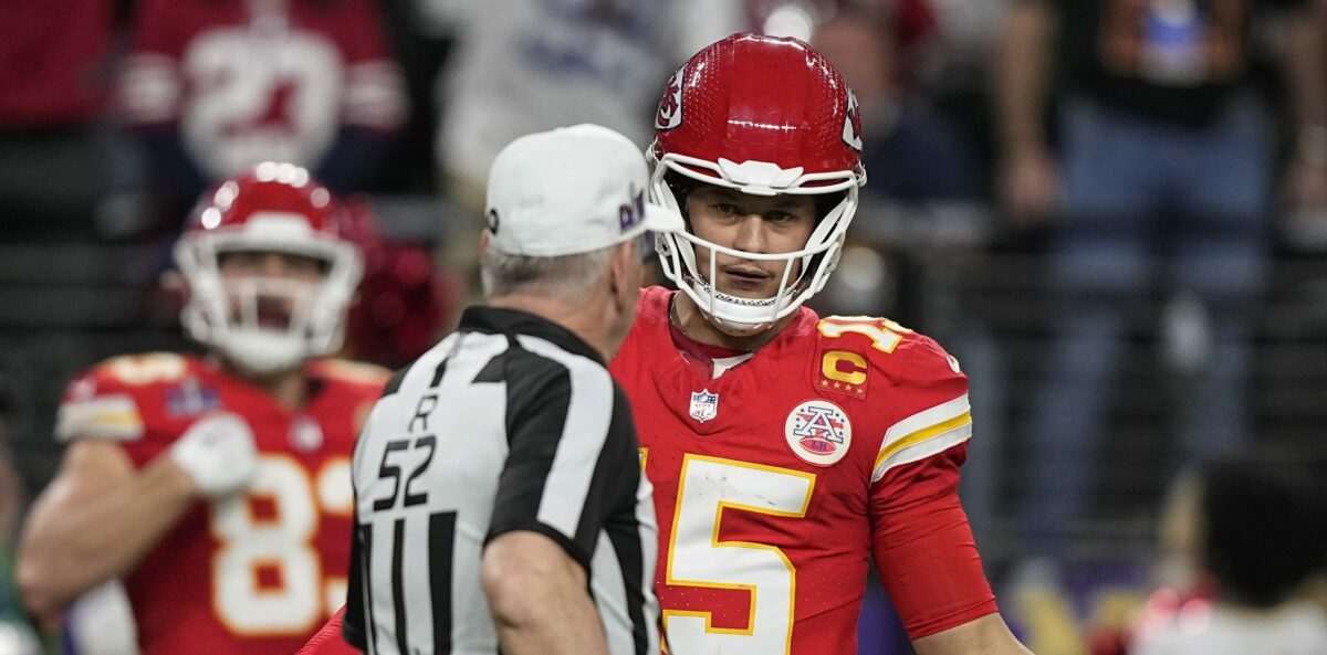 Mic’d-up video shows the Super Bowl referee knew you can’t let Patrick Mahomes get the ball again