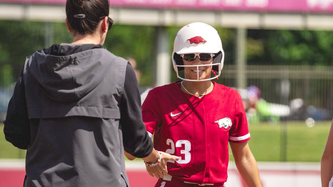 No. 12 Arkansas softball opens with pair of victories in Florida