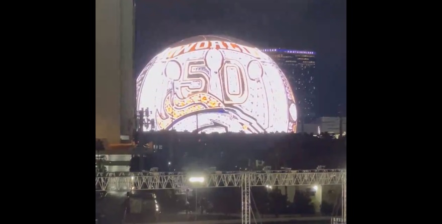 Broncos’ Super Bowl ring displayed on Sphere in Las Vegas
