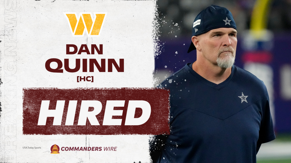 Commanders hire Cowboys DC Dan Quinn as head coach