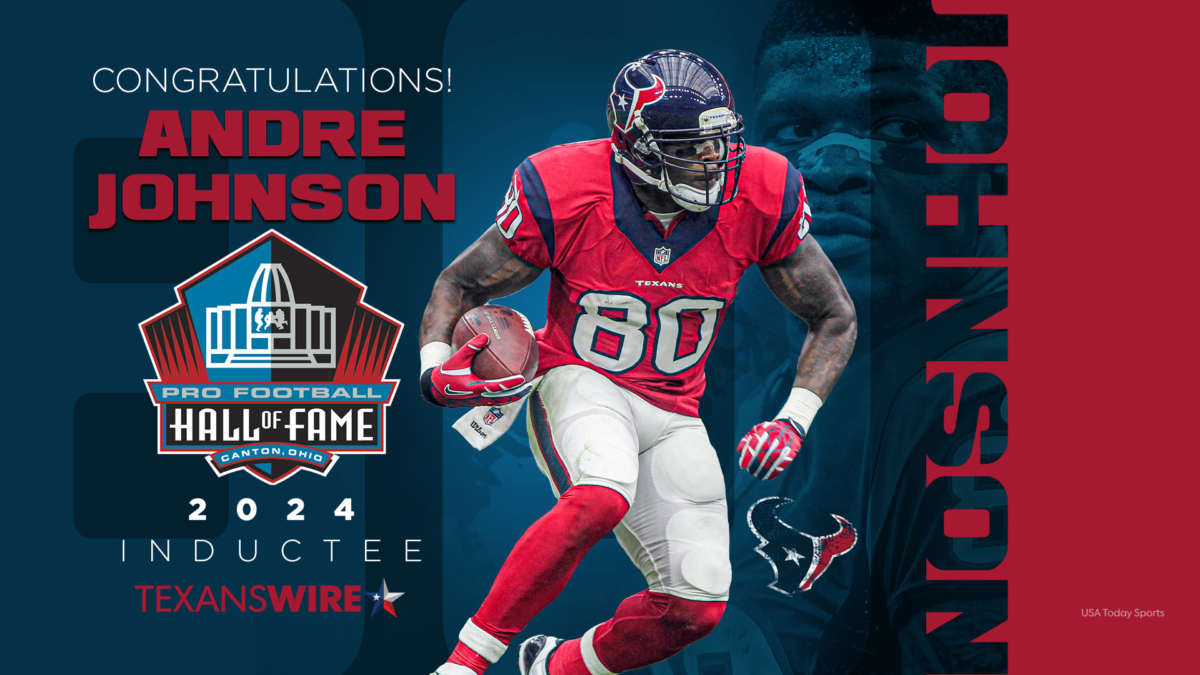 Texans great Andre Johnson reflects on Pro Football Hall of Fame selection